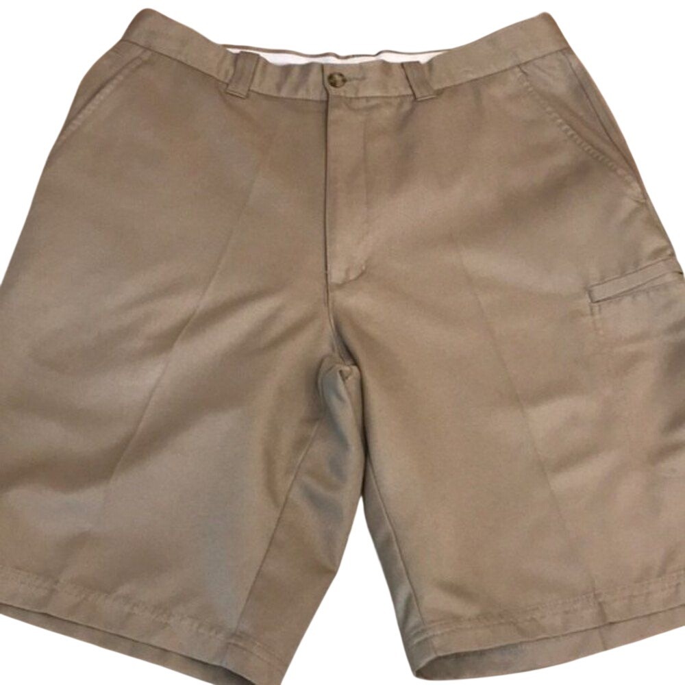 PGA Tour Mens Khaki Golf Performance Shorts Size 32